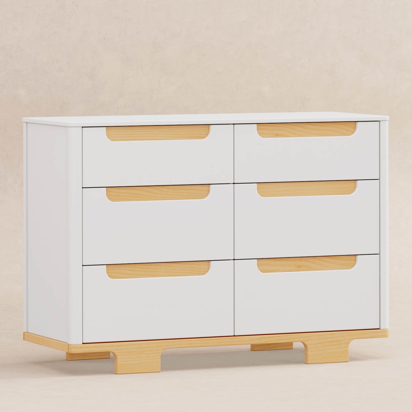 Babyletto Dressers White / Natural Babyletto Yuzu 6-Drawer Dresser