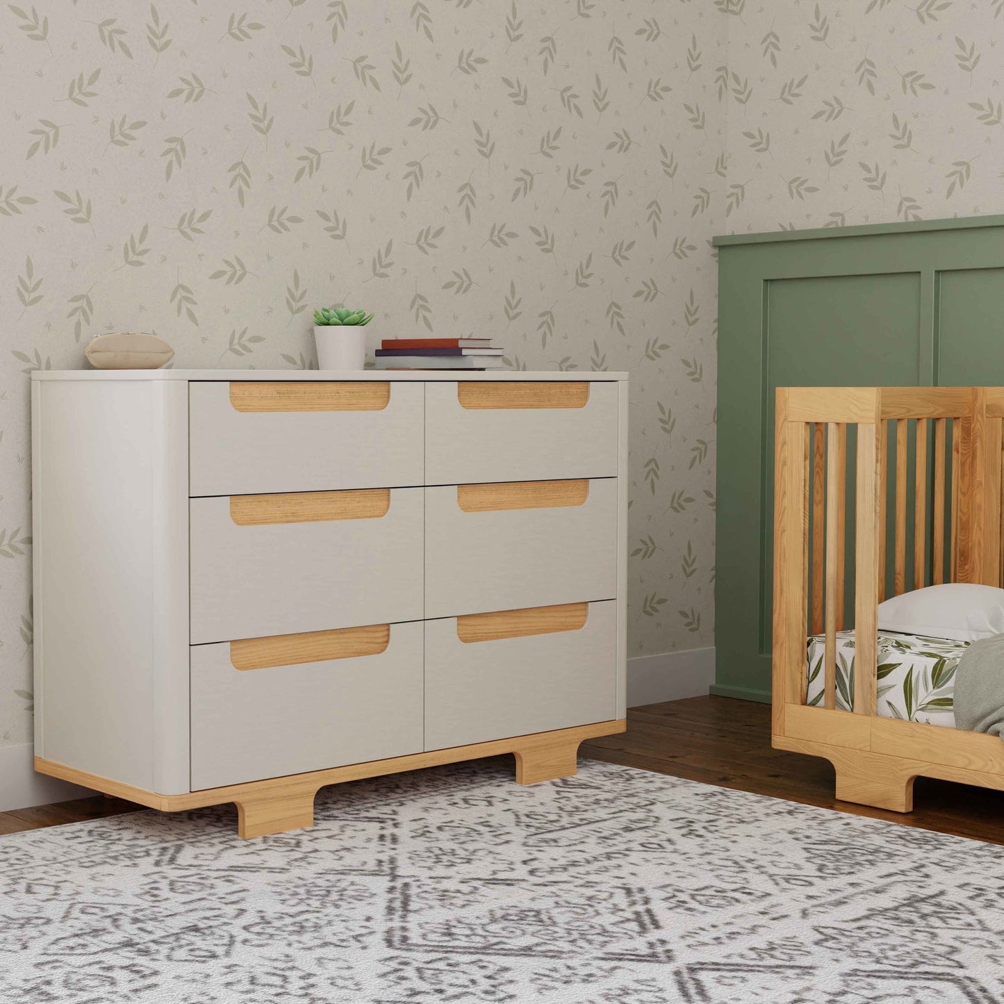 Babyletto Dressers White / Natural Babyletto Yuzu 6-Drawer Dresser