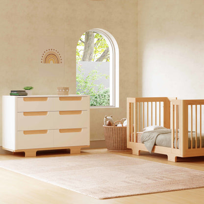 Babyletto Dressers White / Natural Babyletto Yuzu 6-Drawer Dresser