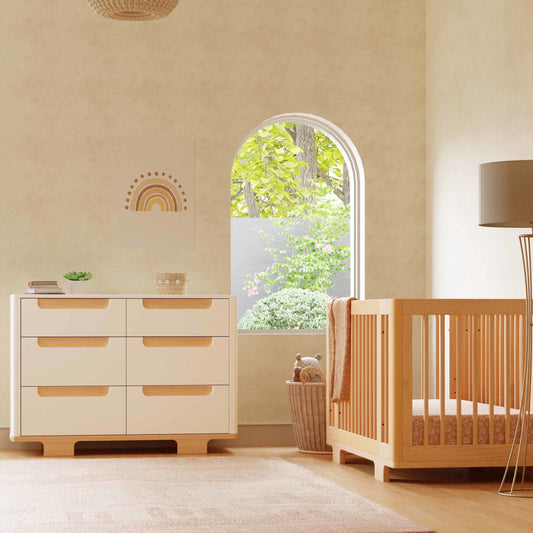 Babyletto Dressers White / Natural Babyletto Yuzu 6-Drawer Dresser