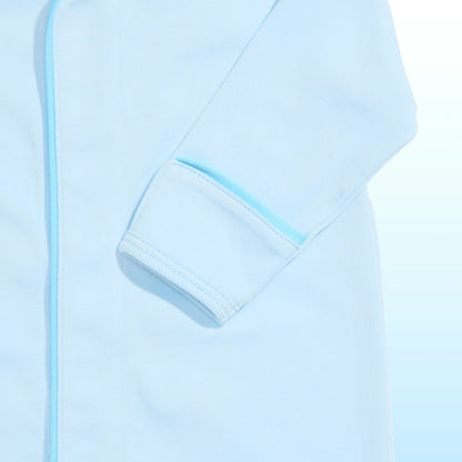 Babynetic Boys Apparel / Sleepwear / Infant Babynetic Premium Magnetic Footie Cloud Blue