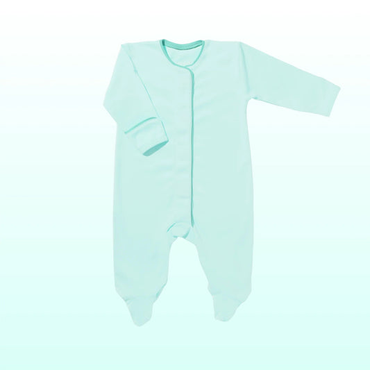 Babynetic Baby & Toddler Sleepwear Babynetic Premium Magnetic Footie Fresh Mint