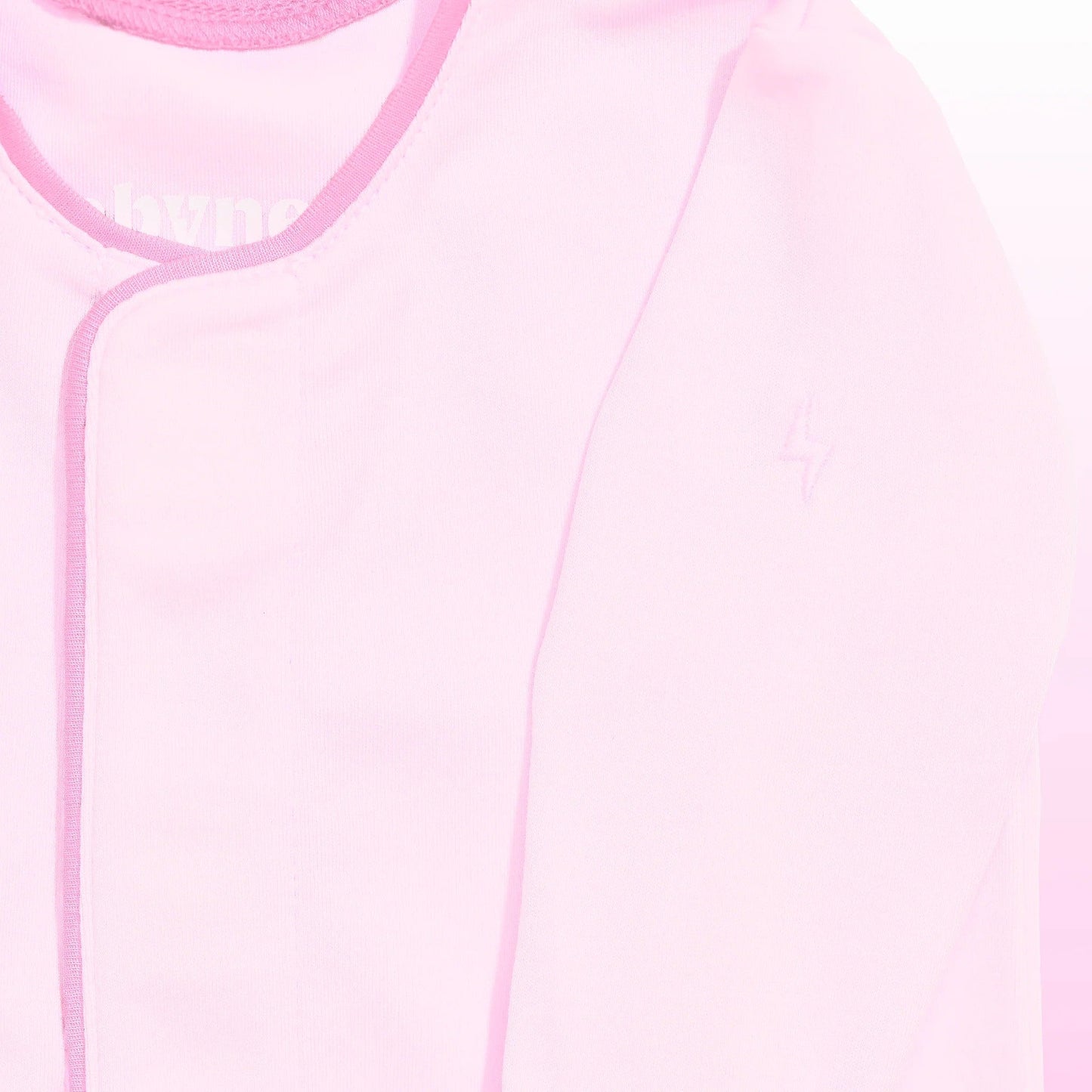 Babynetic Girls Apparel / Sleepwear / Infant Babynetic Premium Magnetic Footie Petal Pink