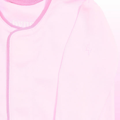 Babynetic Girls Apparel / Sleepwear / Infant Babynetic Premium Magnetic Footie Petal Pink