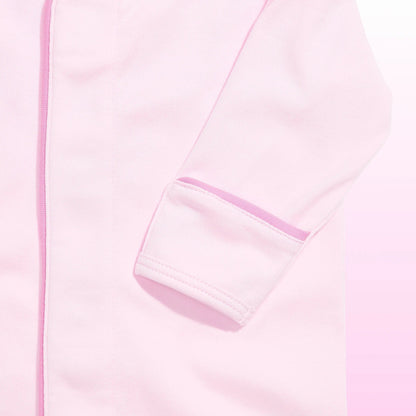 Babynetic Girls Apparel / Sleepwear / Infant Babynetic Premium Magnetic Footie Petal Pink