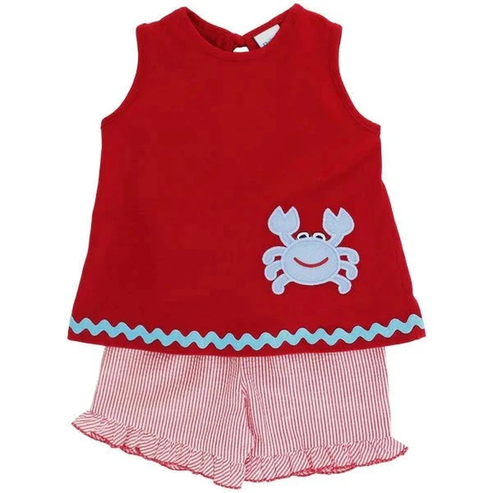 Bailey Boys Crab Girls Short Set babysupermarket