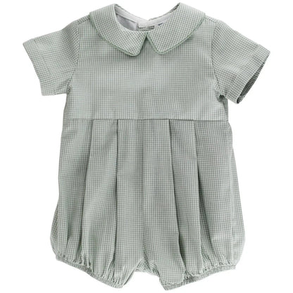 Bailey Boys Dressy Bubble - Celery Check