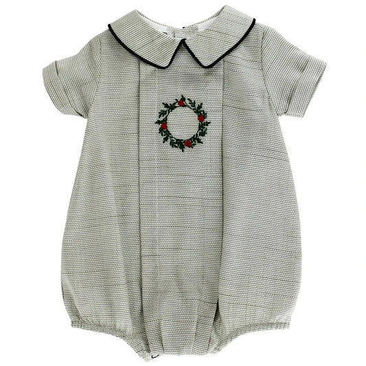 Bailey Boys Dressy Bubble - Laurel Wreath