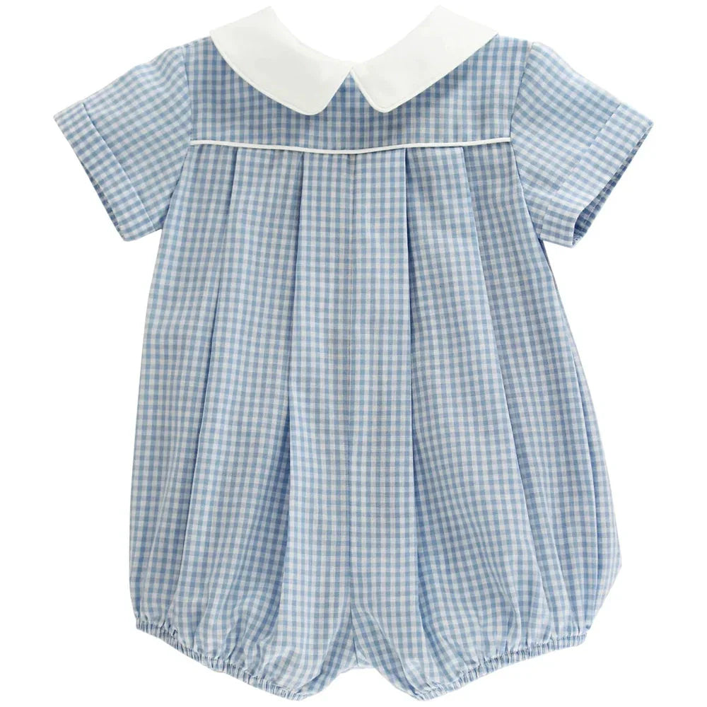 Bailey BoysBailey Boys Light Blue Check Dressy BubbleBabysupermarket