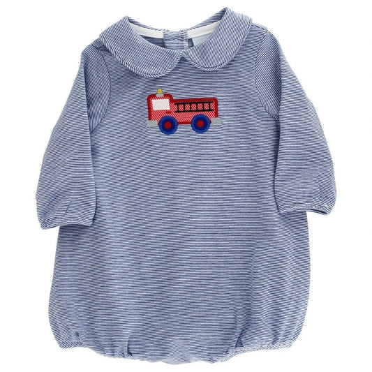 Bailey Boys Little Engine Knit Infant Bubble