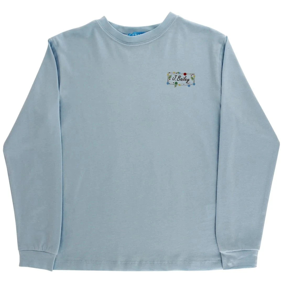 Bailey Boys Long Sleeve Logo Tee - Christmas Labs