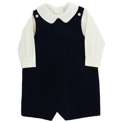 Bailey Boys Infant Boy Bailey Boys Navy Cord John John with Tabs