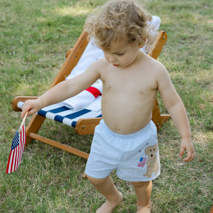 Bailey BoysBailey Boys Patriotic Pup Swim TrunkBabysupermarket