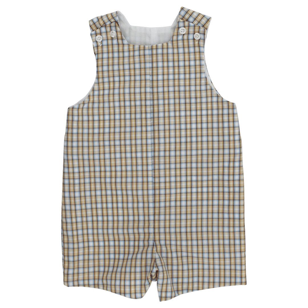 Bailey Boys Infant Boy Pecan Plaid / 12 Mo Bailey Boys Pecan Plaid with Bison John John