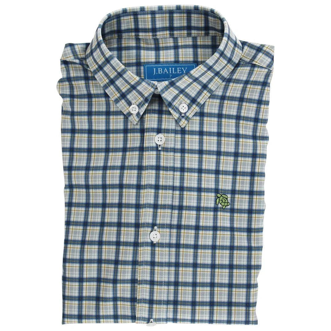 Bailey Boys Performance Button Down - Stone