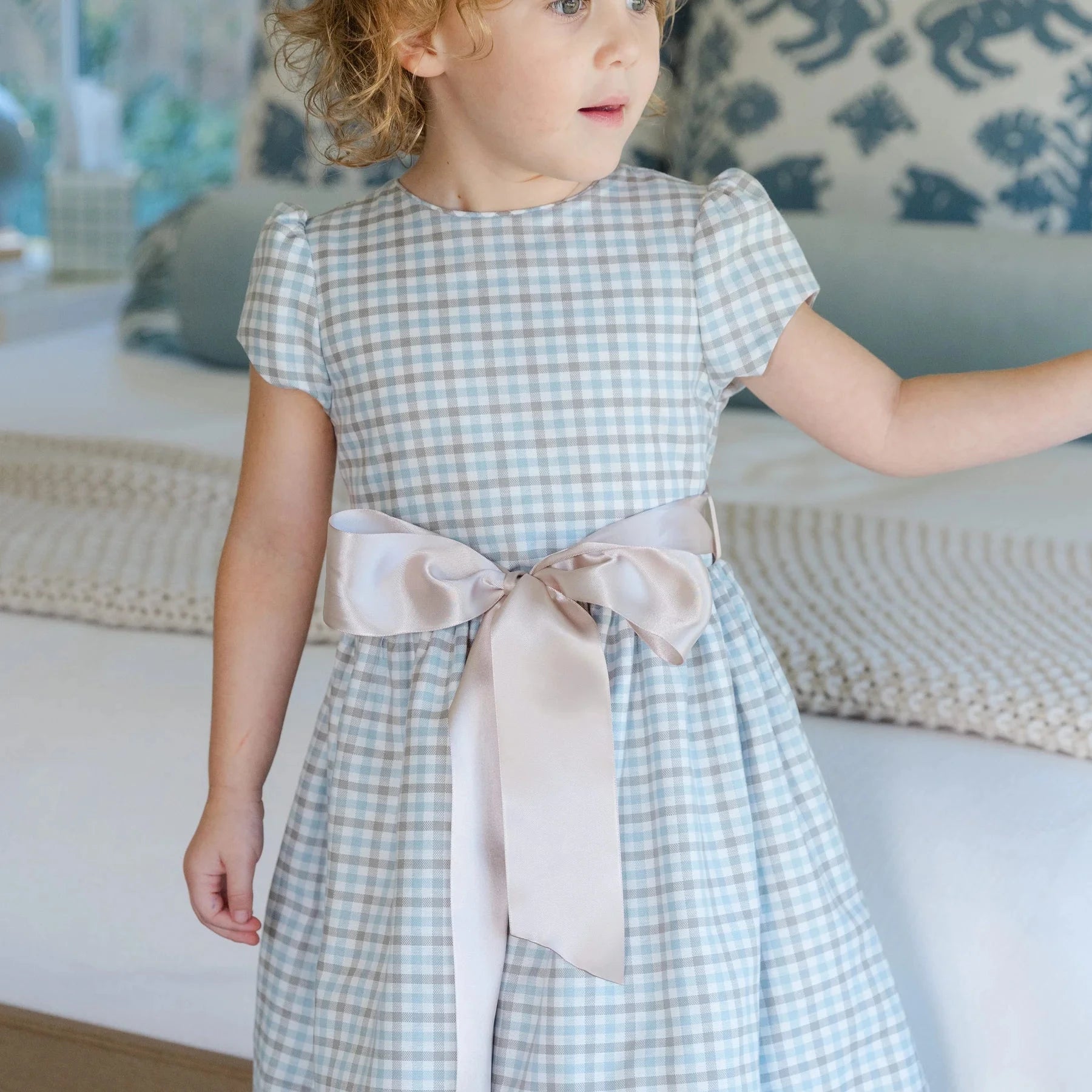 Bailey Boys Pigeon Plaid Dress
