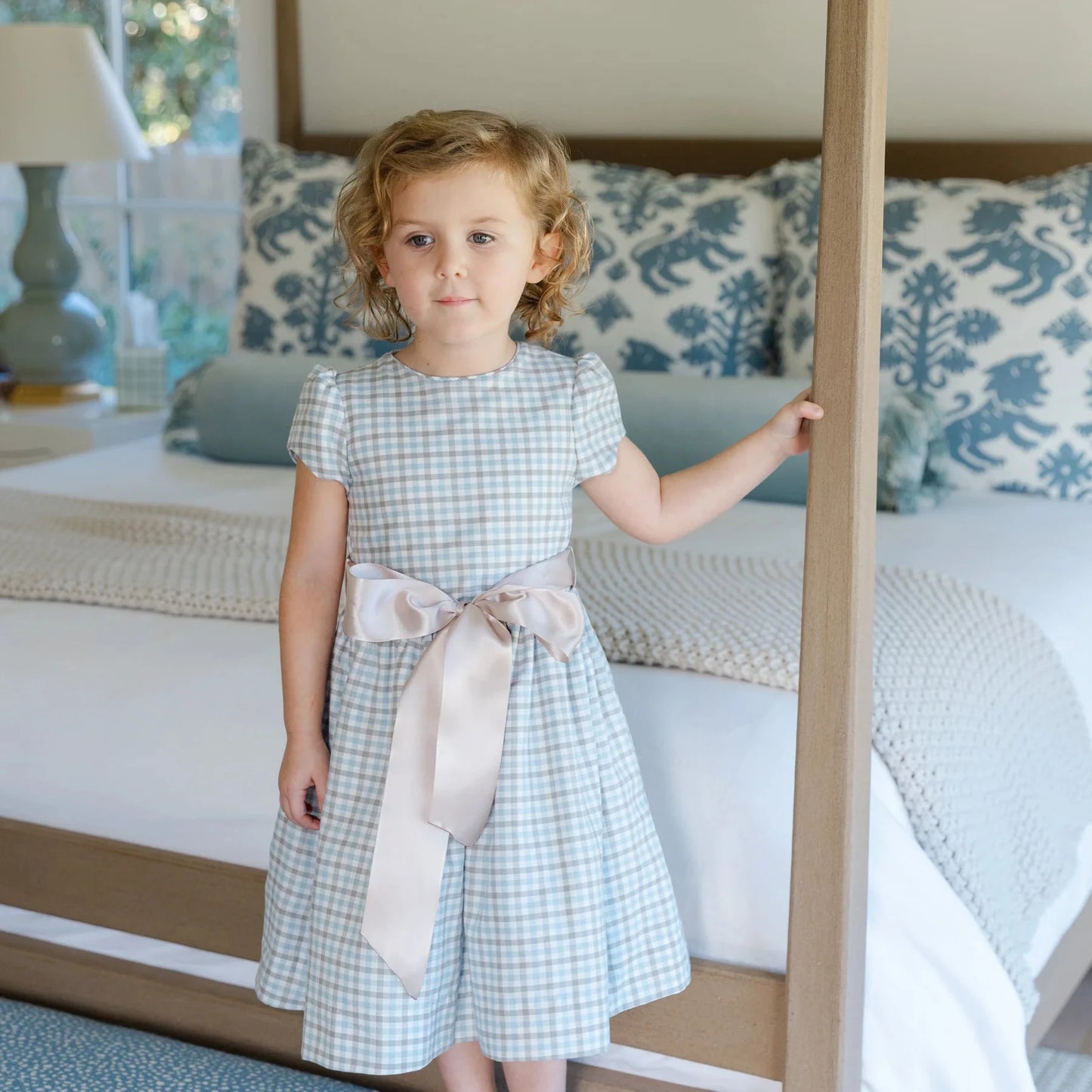 Bailey Boys Pigeon Plaid Dress
