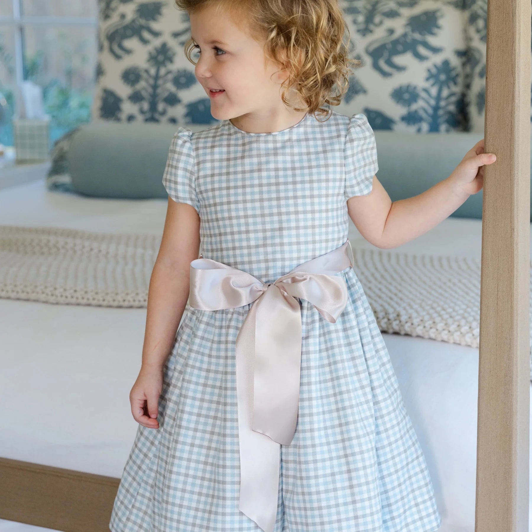 Bailey Boys Pigeon Plaid Dress