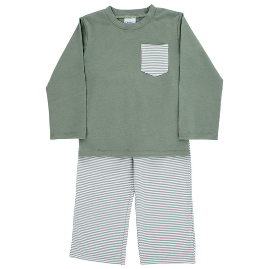 Bailey Boys Boys Playsets Sage / 2 Toddler Bailey Boys Porter Knit Pant Set - Sage