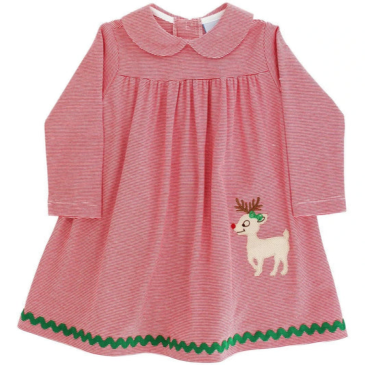 Bailey Boys Red / 2 Toddler Bailey Boys Reindeer Games Knit Dress with Collar