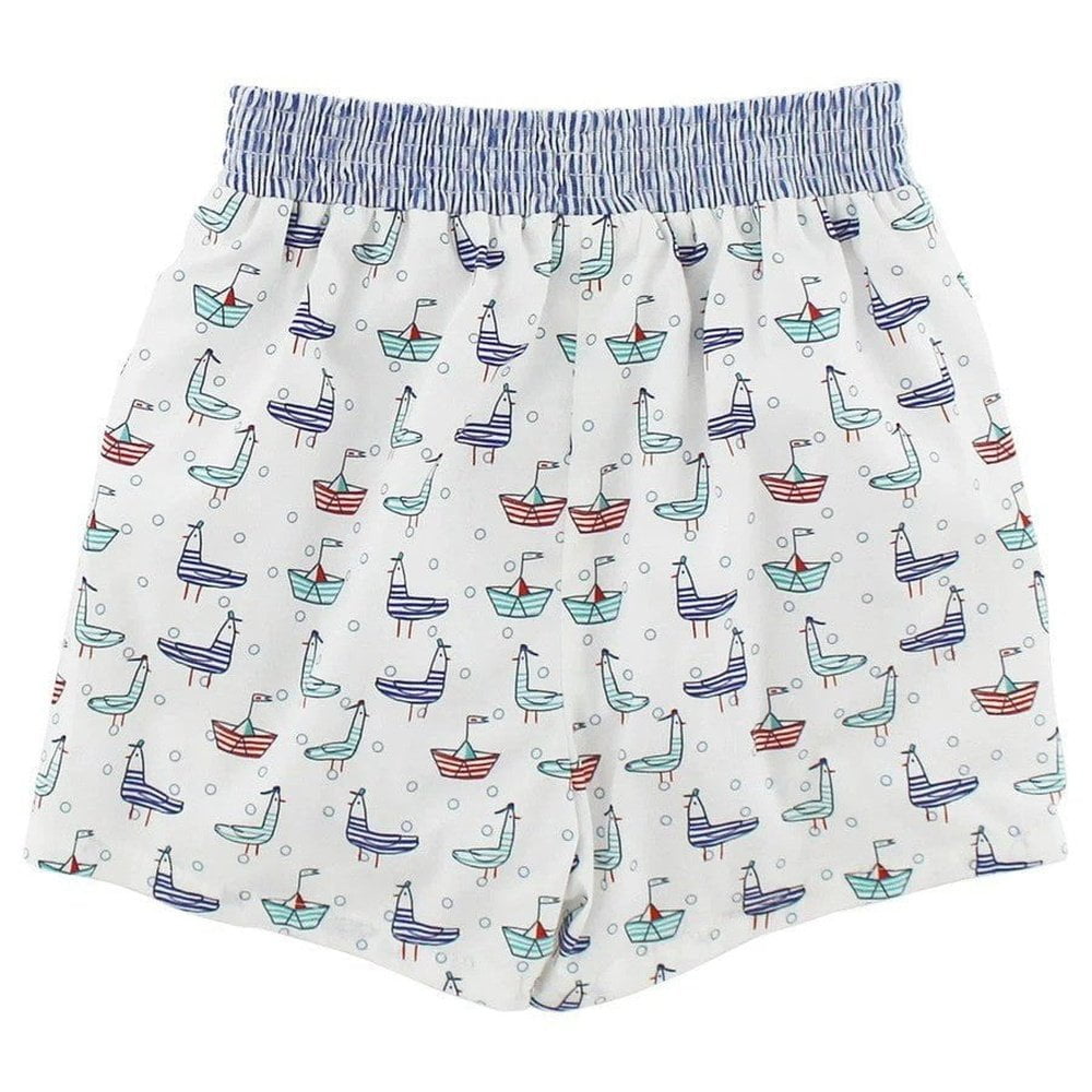 Bailey Boys Sailing Seagulls Swim Trunk