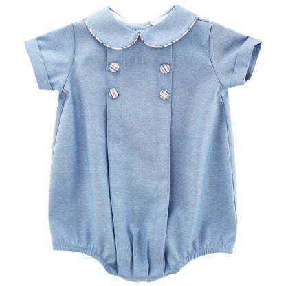 Bailey Boys Sandstone with Chambray Bubble