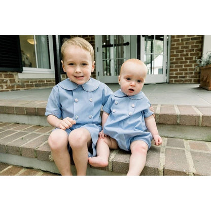 Bailey Boys Sandstone with Chambray Bubble