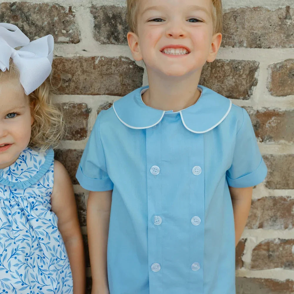 Bailey Boys Bailey Boys Summer Blue Dressy Short Set