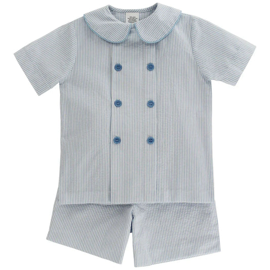 Bailey Boys Blue / 2 Toddler Bailey Boys Sunday Stroll Dressy Short Set