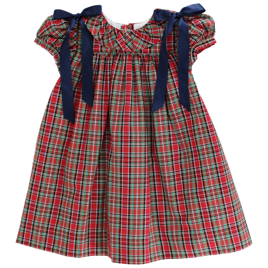 Bailey Boys Girls Dresses Tartan / 2 Toddler Bailey Boys Tartan Plaid with Navy Cord Float