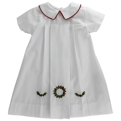 Bailey Boys White Wreath Daygown - Boy