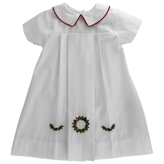 Bailey Boys White Wreath Daygown - Boy