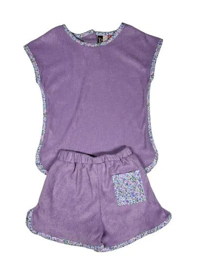 Banana Split Girls Play Sets Banana Split Quinn Terry Skort Set - Lavender