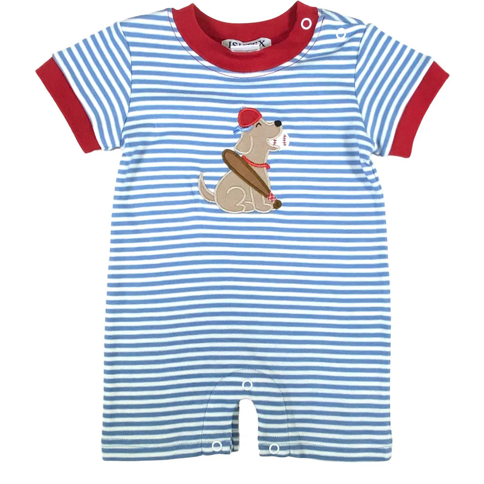 Ishtex Textiles Products Boys Baseball Romper