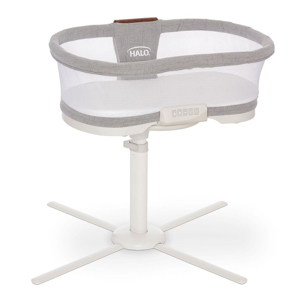 Bassinest Luxe Series Vibrating Bassinet Dove Grey Tweed