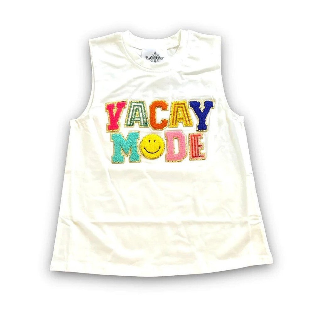 Belle Cher Vacay Mode Chenille Tank
