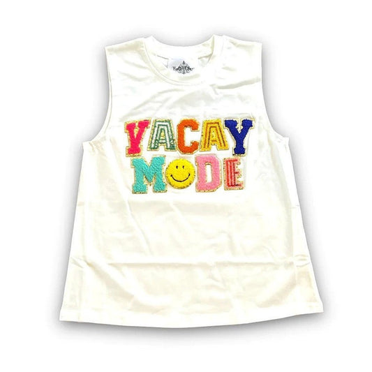 Belle Cher Vacay Mode Chenille Tank