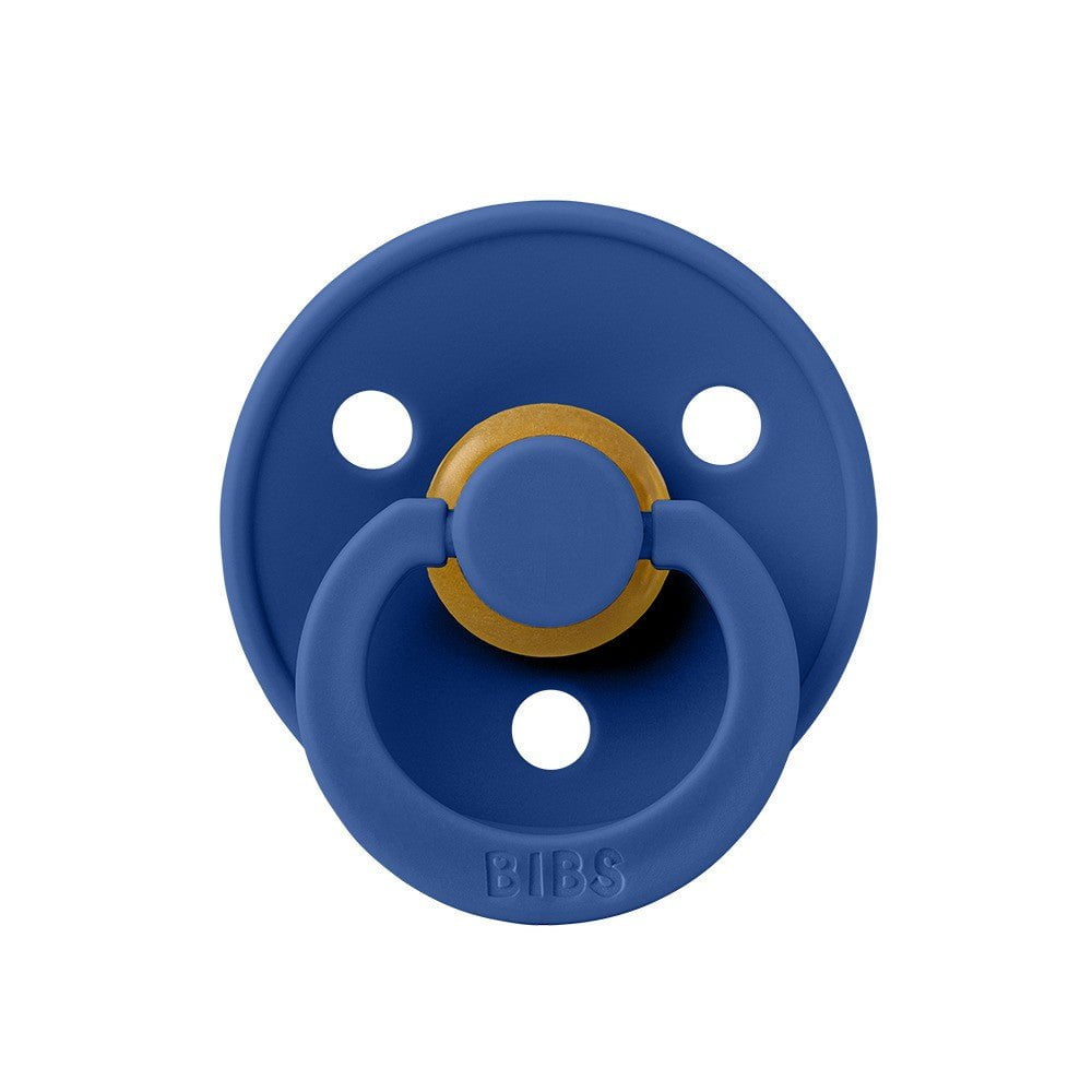 BIBS Pacifiers and Teethers Bibs 2PK Colour Pacifier 0+Months Size 1 - Vanilla/Cornflower