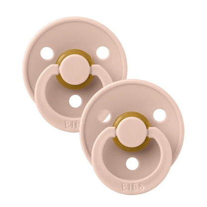Bibs 2PK Colour Pacifier 18+ Months Size 3 Blush/Blush