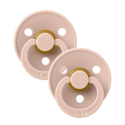 Bibs 2PK Colour Pacifier 18+ Months Size 3 Blush/Blush
