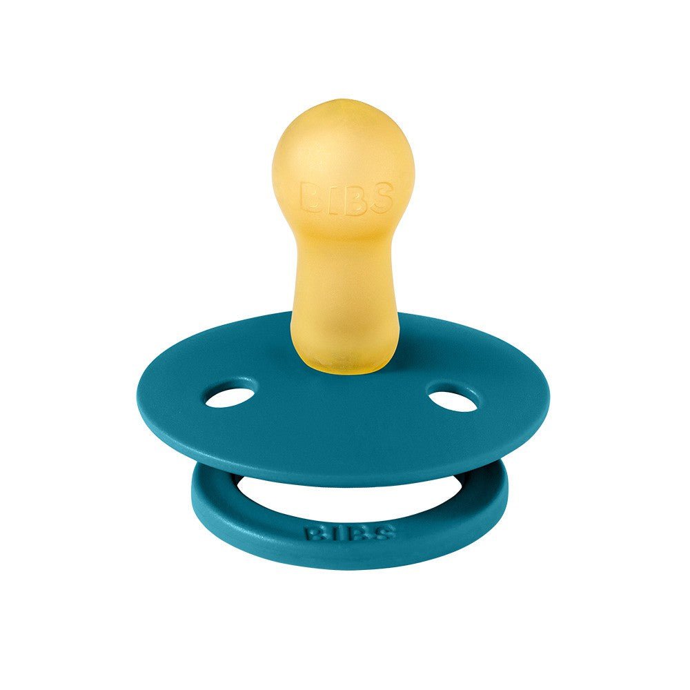 Bibs 2PK Colour Pacifier 0+Months Size 1 - Nordic Mint/Forest Lake