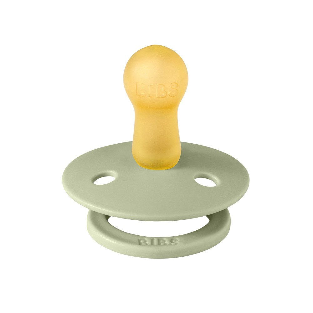 Bibs 2PK Colour Pacifier 6-18 Months Size 2 Sage/Cloud