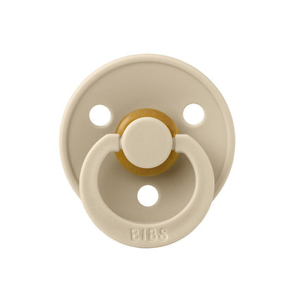 Bibs 2PK Colour Pacifier 6-18 Months Size 2 Vanilla/Cornflower