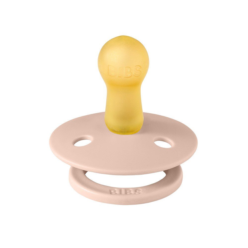 Bibs 2PK Colour Pacifier 6-18 Months Size 2 Woodchuck/Blush