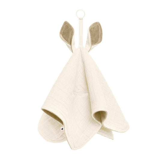 Bibs Cuddle Cloth Kangaroo Ivory