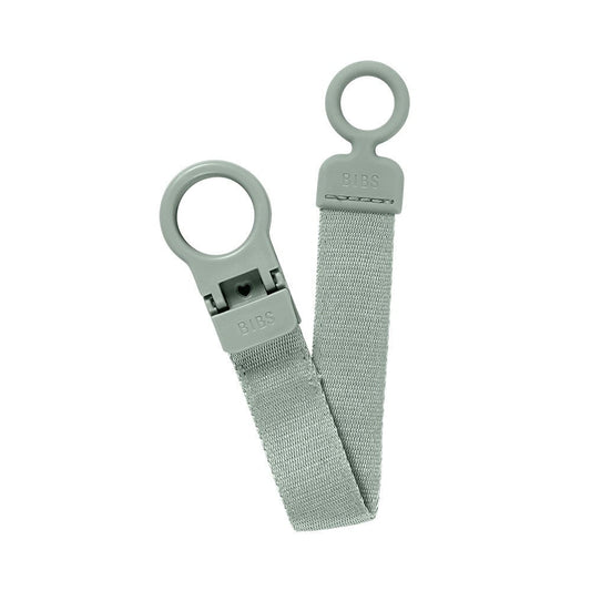 Bibs Pacifier Clip Loop Sage