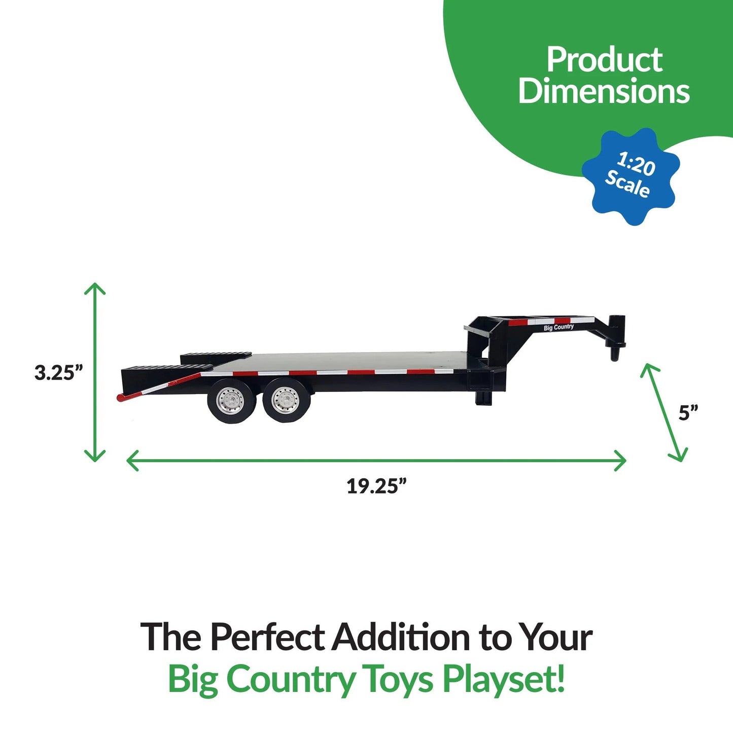 Big Country Toys Play Vehicles Big Country Flatbed Trailer