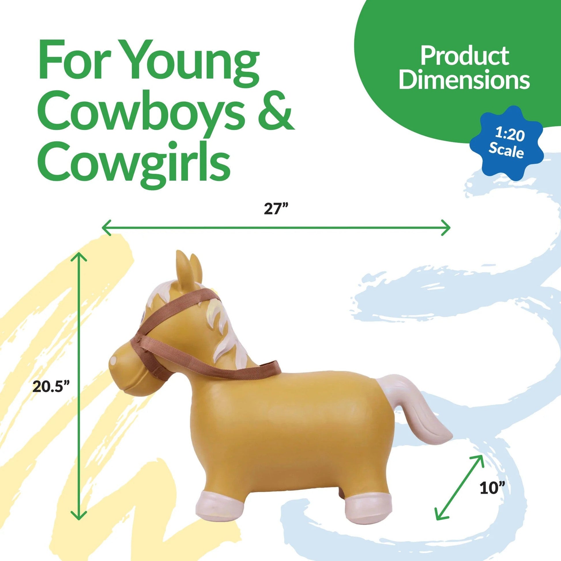 Big Country Toys Lil Bucker Horse