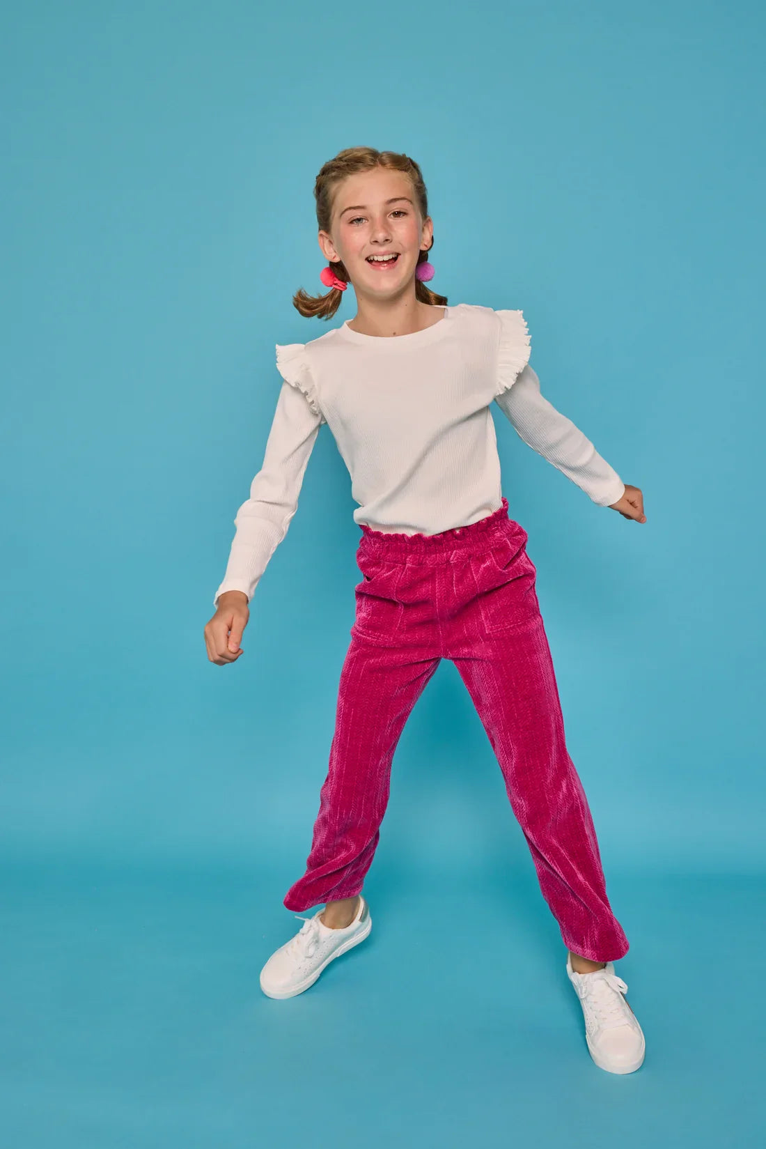Bisby Girls Apparel / Shirts / Kids Bisby Girl's Sadie Tee - Ivory