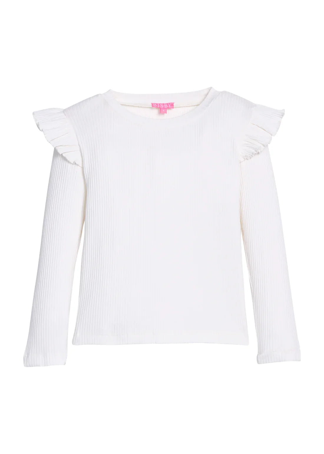 Bisby Girls Apparel / Shirts / Kids Ivory / 5 Bisby Girl's Sadie Tee - Ivory